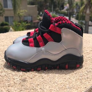 Air Jordan Retro 10 Wolf Grey Toddler Shoes sz 5C
